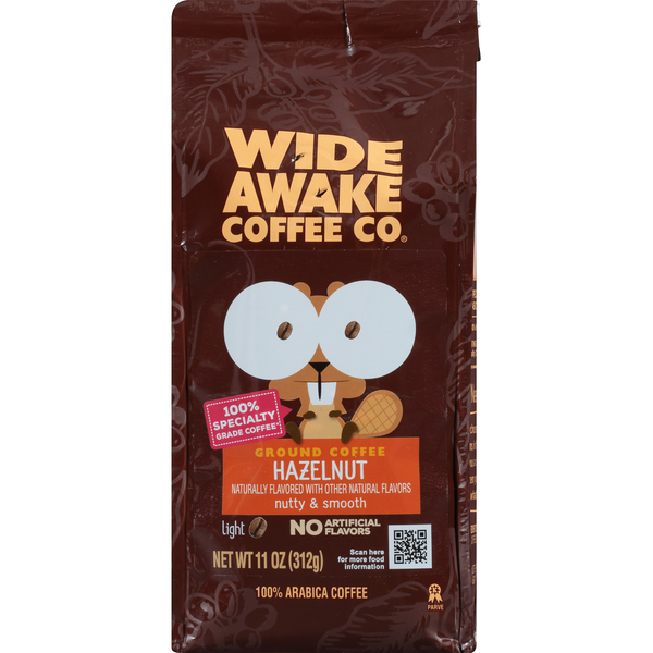 Wide Awake Light Roast Hazelnut 100% Arabica Ground Coffee  DestGlow