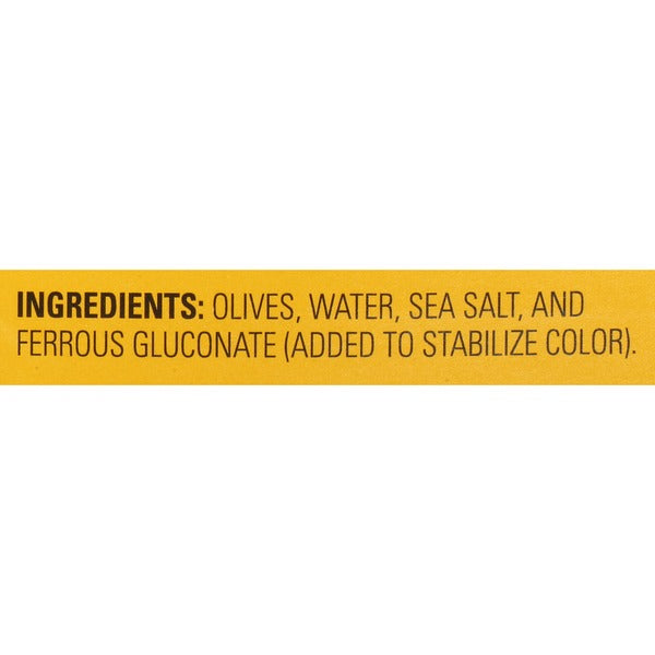 Pearls Reduced Sodium Large Pitted California Ripe Olives  DestGlow
