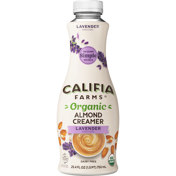Califia Farms Organic Lavender Almond Milk Coffee Creamer