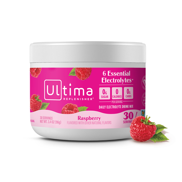 Ultima Replenisher Daily Electrolyte Mix, Raspberry  DestGlow