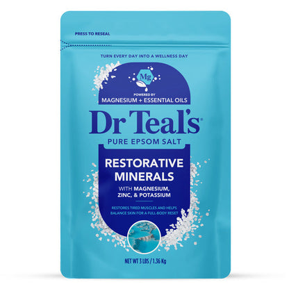 Dr Teal’s Restorative Minerals Epsom Salt with Magnesium, Potassium &amp; Zinc