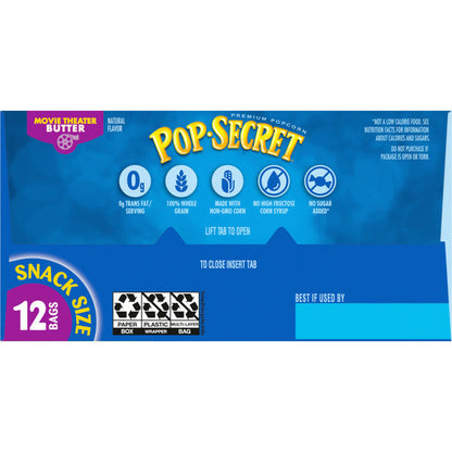 Pop Secret Movie Theater Butter Microwave Popcorn