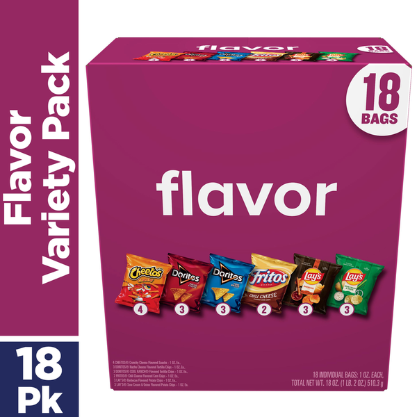 Frito Lay Snacks Flavor Mix Variety Packs  DestGlow