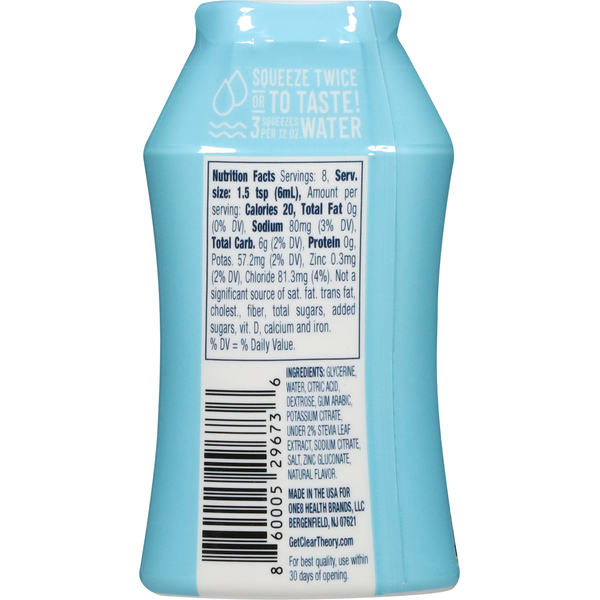 Clear Theory Water Booster, Blue Raspberry  DestGlow