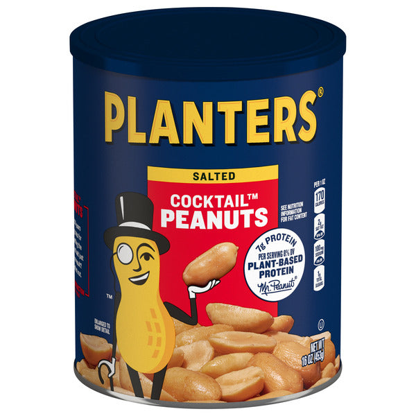 Planters Cocktail Peanuts, 16 OZ  DestGlow