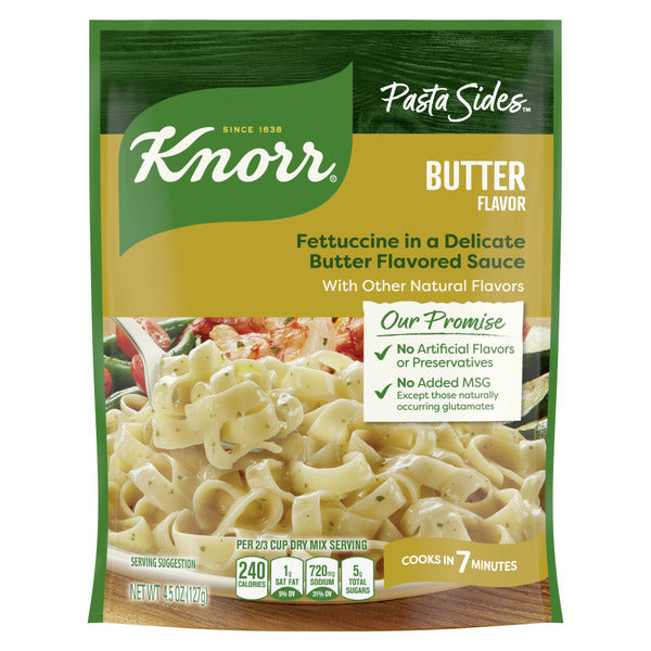 Knorr Pasta Sides Butter Fettuccine  DestGlow