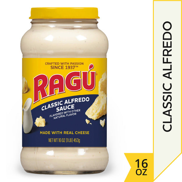 Ragu Classic Alfredo Sauce, Made with Real Cheese, 16 oz  DestGlow