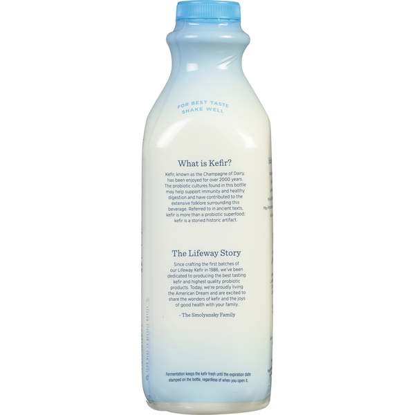 Lifeway Nonfat Kefir, Plain, Unsweetened  DestGlow