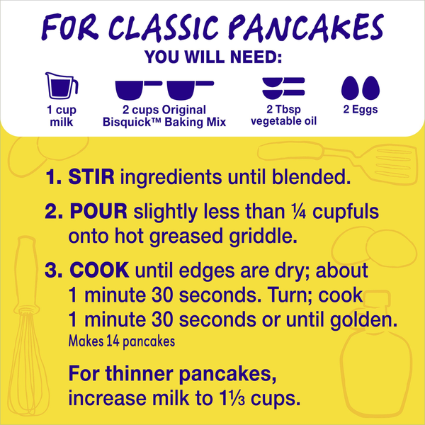 Betty Crocker Bisquick Original Pancake and Baking Mix  DestGlow