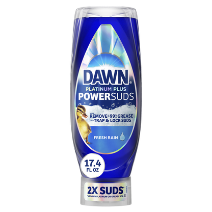 Dawn Platinum Plus PowerSuds Dish Soap, EZ-Squeeze Bottle  DestGlow