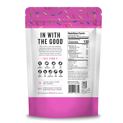 The Safe + Fair Food Company Birthday Cake Granola