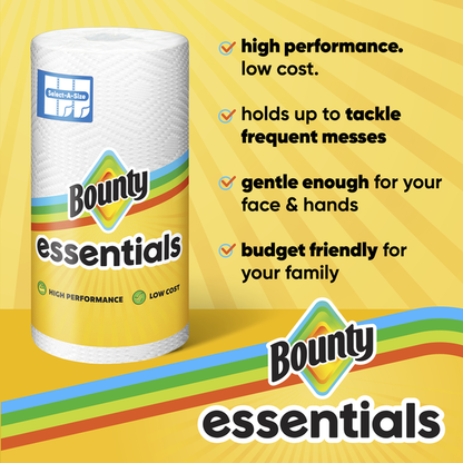 Bounty Essential Select-A-Size Paper Towels, 1 Count  DestGlow