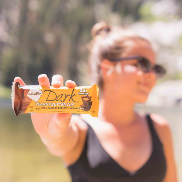 NuGo Dark Peanut Butter Cup, Vegan, Gluten Free Protein Bar  DestGlow