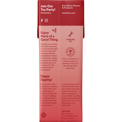 Stash Double Spice Chai Latte Black Tea Concentrate  DestGlow