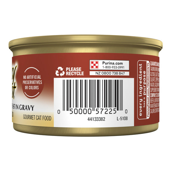 Purina Fancy Feast Grilled Wet Cat Food Beef and Liver Feast in Wet Cat Food Gravy  DestGlow