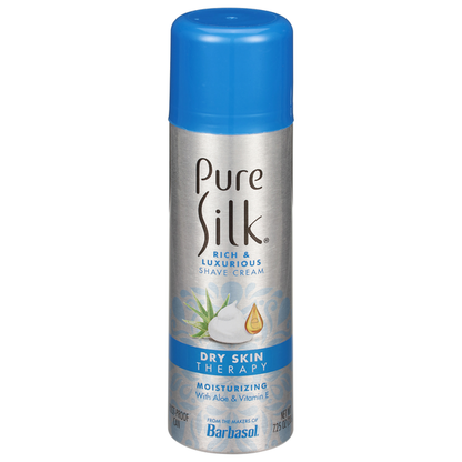 Pure Silk Shave Cream, Dry Skin Therapy, Rich &amp; Luxurious