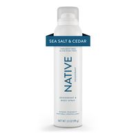 Native Sea Salt &amp; Cedar Deodorant &amp; Body Spray️  DestGlow