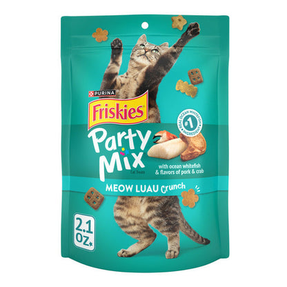 Purina Friskies Cat Treats, Party Mix Meow Luau Crunch
