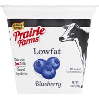 Prairie Farms Yogurt, Lowfat, Blueberry, Blended️  DestGlow