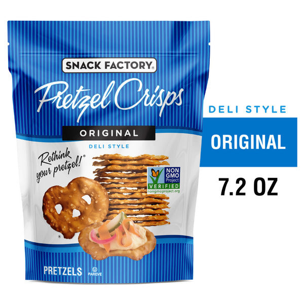 Snack Factory  Original Pretzel Crisps  DestGlow
