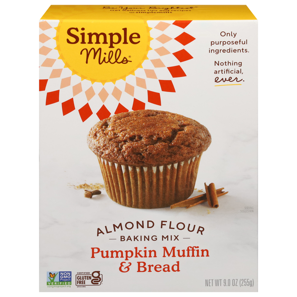 Simple Mills  Almond Flour Pumpkin Muffin &amp; Bread Baking Mix