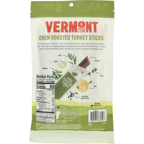 Vermont Creamery Oven Roasted Turkey Sticks  DestGlow