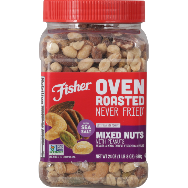 Fisher Mixed Nuts with Peanuts  DestGlow