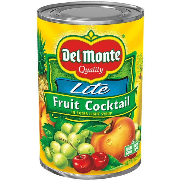 Del Monte Lite Fruit Cocktail in Extra Light Syrup  DestGlow