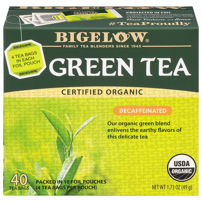 Bigelow Green Tea Organic Decaffeinated