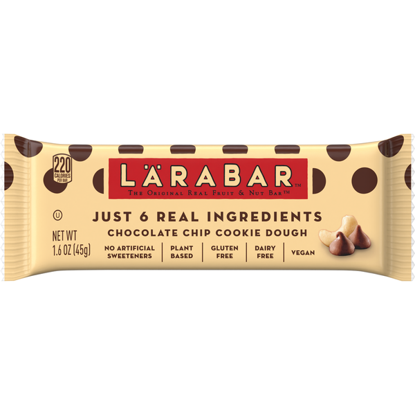 LÄRABAR Chocolate Chip Cookie Dough Fruit &amp; Nut Bar  DestGlow