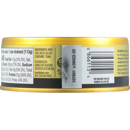 Bumble Bee Tuna, Solid White, Albacore