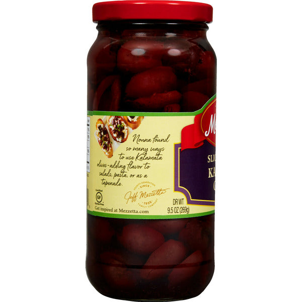 Mezzetta Sliced Greek Kalamata Olives  DestGlow