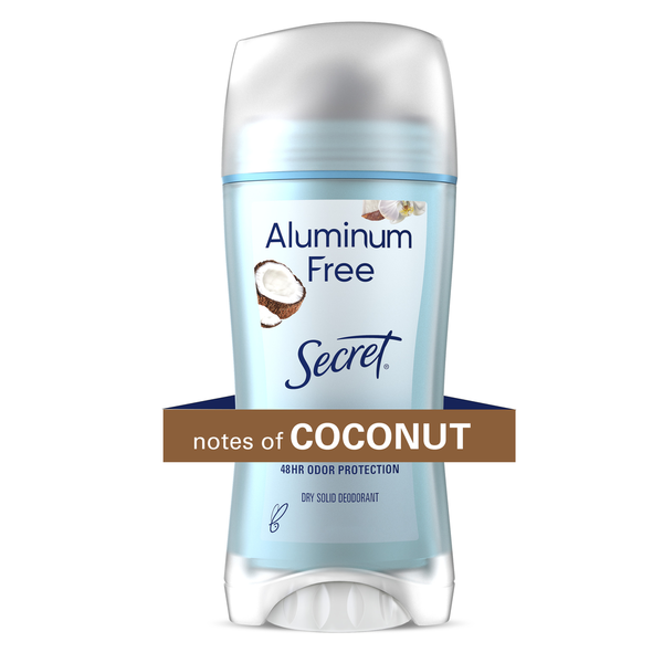 Secret Aluminum Free Deodorant for Women, Coconut  DestGlow