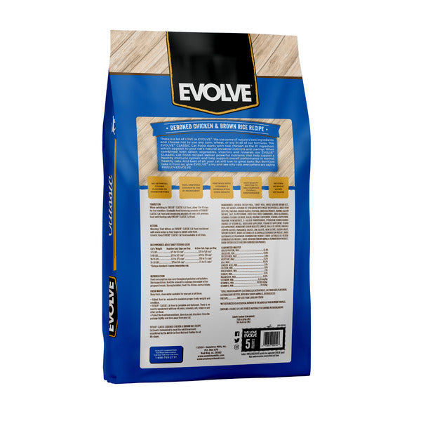EVOLVE Classic Chicken &amp; Brown Rice Cat Food  DestGlow