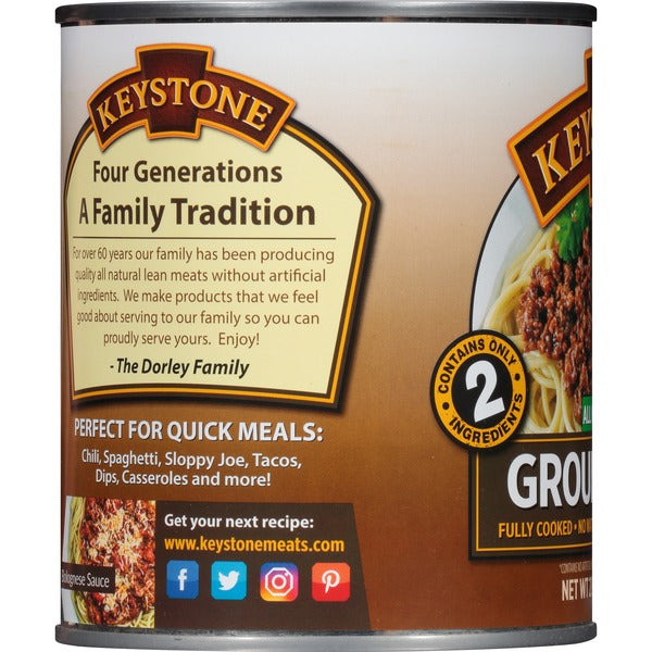 Keystone All Natural Ground Beef  DestGlow