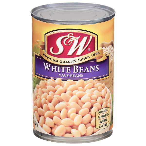 S&amp;W White Beans Navy Beans  DestGlow