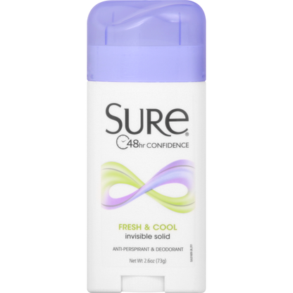 Sure Invisible Solid Fresh &amp; Cool Anti-Perspirant &amp; Deodorant