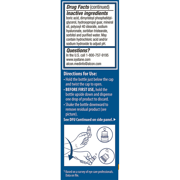 SYSTANE Pro PF Triple Action Lubricant Eye Drops  DestGlow