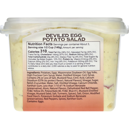 Garden-Fresh Foods Potato Salad, Deviled Egg