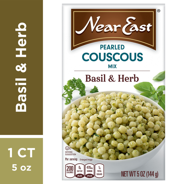 Near East Basil &amp; Herb Pearled Couscous Mix  DestGlow