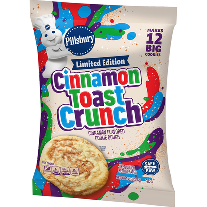 Pillsbury Ready to Bake! Cinnamon Toast Crunch Cinnamon Flavored Cookie Dough