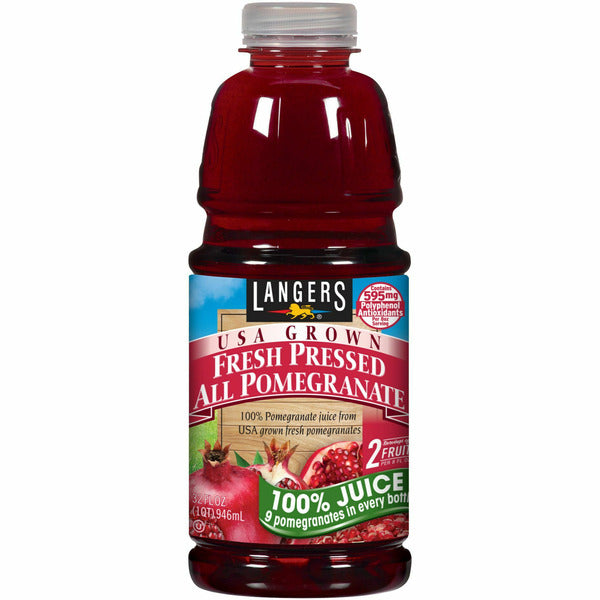 Langers 100%, Fresh Pressed All Pomegranate Juice  DestGlow