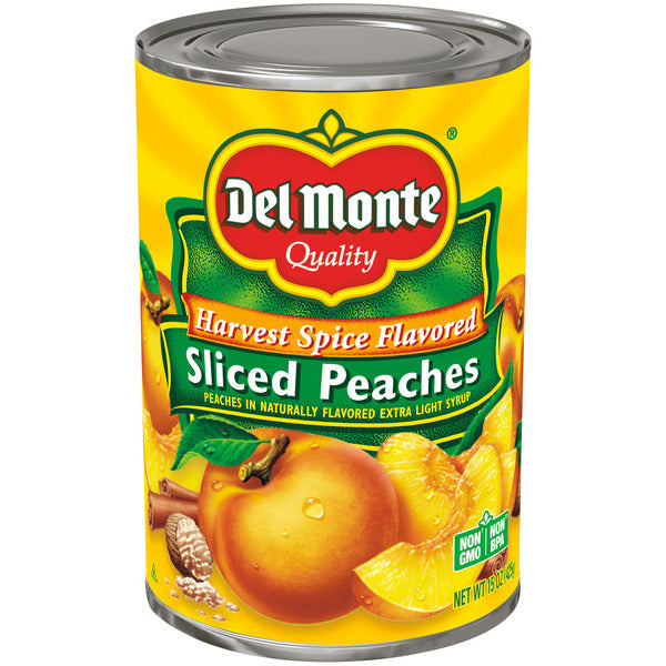 Del Monte Peaches, Sliced, Harvest Spice Flavored  DestGlow