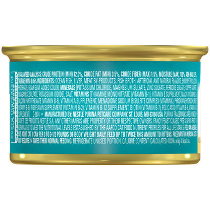 Purina Fancy Feast Seafood Feast Classic Grain Free Wet Cat Food Pate