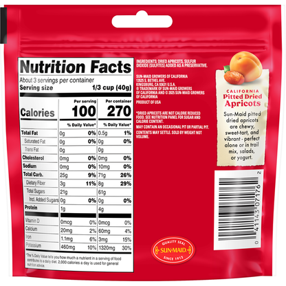 Sun-Maid California Pitted Dried Apricots