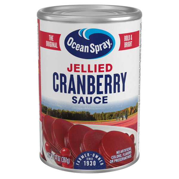 Ocean Spray Jellied Cranberry Sauce, Canned Side Dish  DestGlow