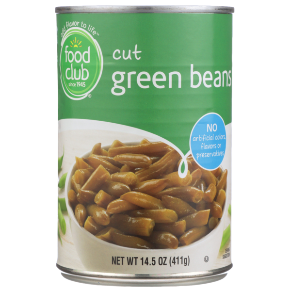 Food Club Cut Green Beans  DestGlow