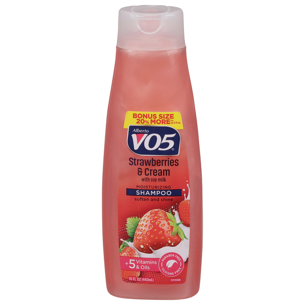 Alberto VO5 Shampoo, Moisturizing, Strawberries &amp; Cream  DestGlow