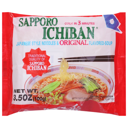 Sapporo Noodles &amp; Soup, Japanese Style, Original Flavored