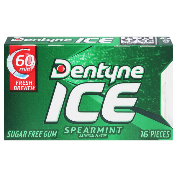 Dentyne Sugar Free Spearmint Gum  DestGlow